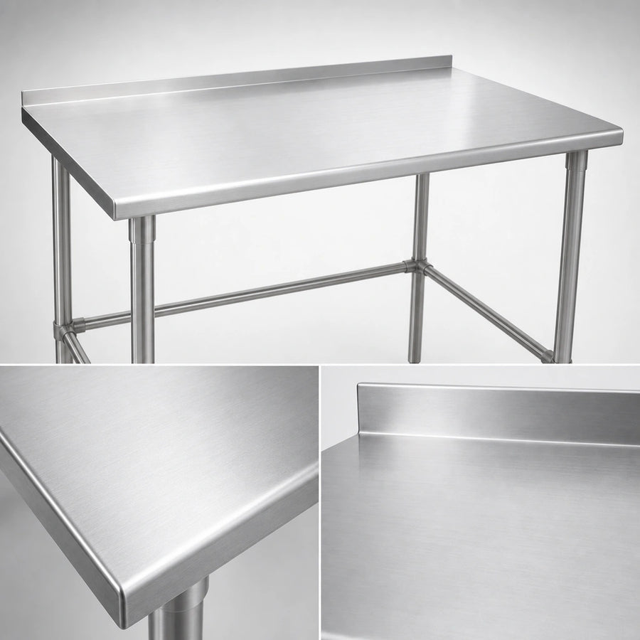 16-Gauge Stainless Steel Top
