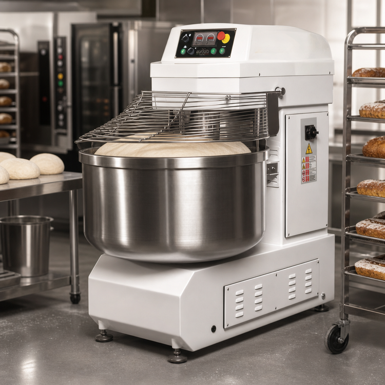 Product image #4 for Eurodib 70 Liter Floor Model Spiral Dough Mixer with Programmable Timers, 208-220V, 3-Phase