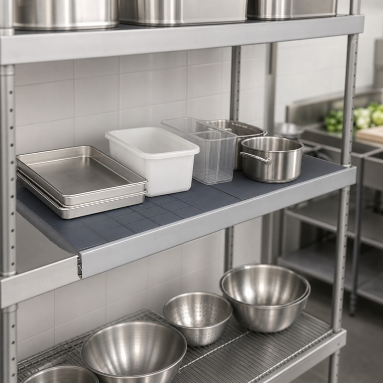 Product image #3 for Fermostock Horizontal Solid Polymer Shelf, 47 x 18 Inches, 800 lb. Capacity