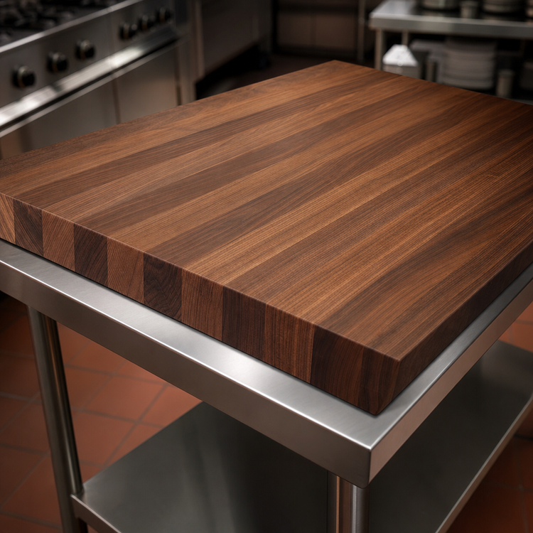 Product image #3 for Boos Block American Black Walnut Edge Grain Countertop, 132 x 36 x 3 Inch, Flat