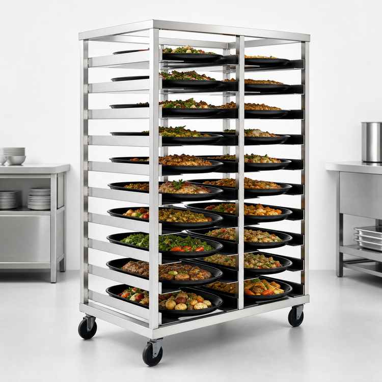 Product image #3 for Carter-Hoffmann O1620 20-Pan Double-Width Universal Oval Tray Rack