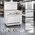 Thumbnail image #3 for CookRite 36-Inch Natural Gas Griddle Top Range with Standard Oven
