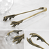 Thumbnail image #3 for Barfly Talon Heavy-Duty Claw-End Ice Tong, 7-7/8 Inch, 18/8 Stainless Steel, Antique Brass Coated