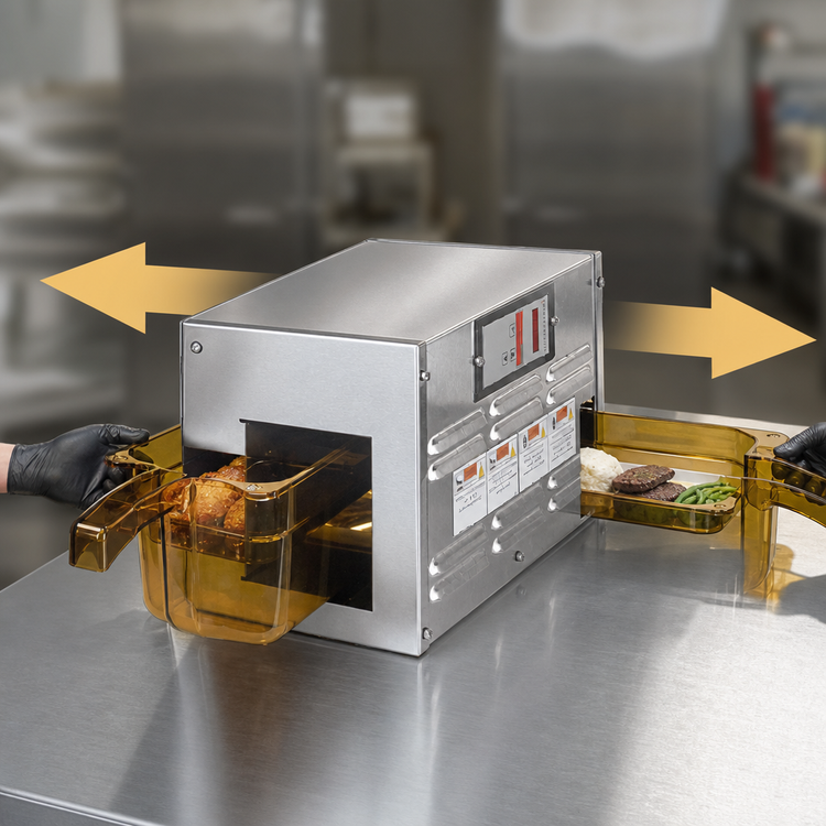Product image #3 for Henny Penny MPC21L.03 Modular Heated Pass-Through Multi-Purpose Holding Cabinet, 1 Drawer, 120V
