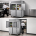 Thumbnail image #3 for True Spec Series 2-Section Pass-Thru Reach-In Refrigerator with 4 Half Front Doors and 2 Rear Swing Doors, Top-Mounted Self-Contained Refrigeration