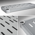 Thumbnail image #4 for Quik-Set 42 Inch x 24 Inch Louvered Solid Shelf, Galvanized Steel, Gray Epoxy Finish