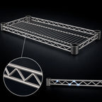 Thumbnail image #3 for Eagle Group QuadTruss QA2424S 24" x 24" Stainless Steel Wire Shelf, 800 lb Capacity Case of 4