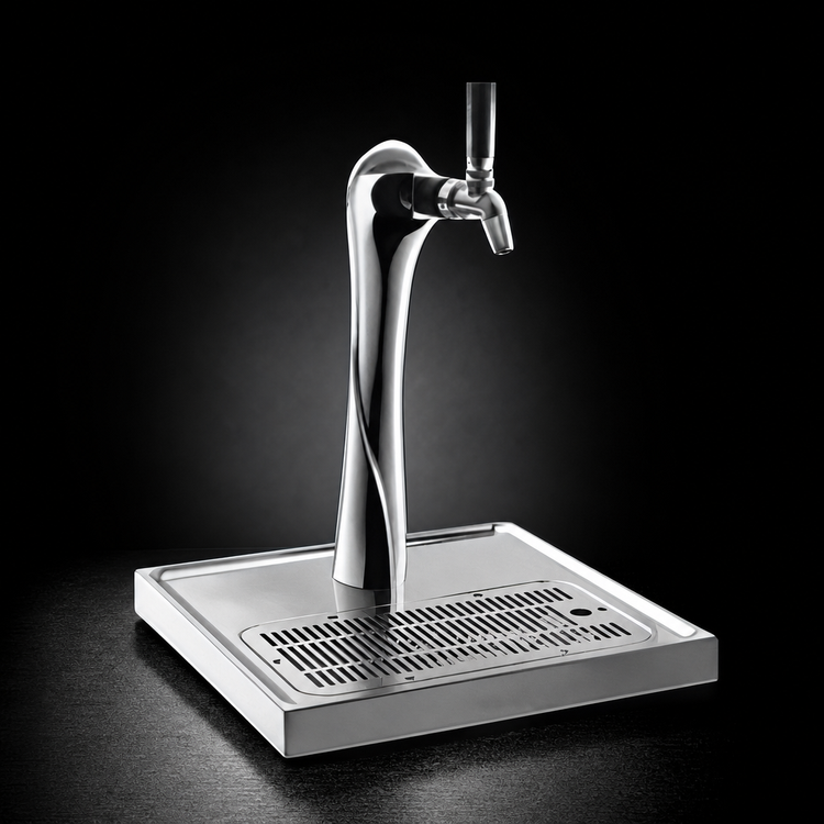 Product image #3 for Perlick Lucky Countertop Glycol-Cooled Draft Beer Tower, 1 Faucet, Polished Chrome