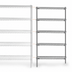 Thumbnail image #3 for Eagle Valu-Master 5-Tier Add-On Wire Shelving Unit, 24 x 24 x 86 Inches, Pewter Gray Epoxy Finish