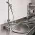 Thumbnail image #3 for T&S Brass Pre-Rinse Washdown Hose Unit Add-On Faucet with 68-Inch Flexible Hose and 0.65 GPM Low-Flow Spray Valve