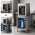 Thumbnail image #3 for Follett Stainless Steel Base Stand for 25CI and 50CI Ice and Water Dispensers with High Capacity Carbonless Filter System