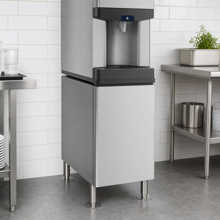 Product image #3 for Follett 12CI Series Stainless Steel Base Stand for Ice and Water Dispensers