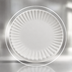Thumbnail image #3 for American Metalcraft 7-3/8 Inch Round White Melamine Plate with Paper Plate Design
