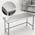 Thumbnail image #3 for Eagle Group Deluxe Series 60-Inch x 24-Inch Stainless Steel Flat Top Work Table with Galvanized Base