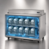 Thumbnail image #3 for True Mfg. Dual-Sided Forced-Air Mobile Milk Cooler Cart, 16-Crate Capacity, Stainless Steel