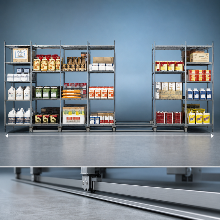 Product image #3 for Metro qwikTRAK HD 18-Foot Shelving Track Set