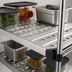 Thumbnail image #3 for Metro Super Erecta 36 Inch x 21 Inch Louvered Embossed Stainless Steel Shelf with Raised Ship's Edge