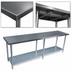 Thumbnail image #3 for BK Resources 84-Inch Stainless Steel Work Table with Adjustable Undershelf