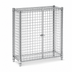 Thumbnail image #3 for Eagle Group QuadTruss Mini Stationary Security Cage, 2-Door, 50W x 16D x 40H Inches, Chrome-Plated Wire