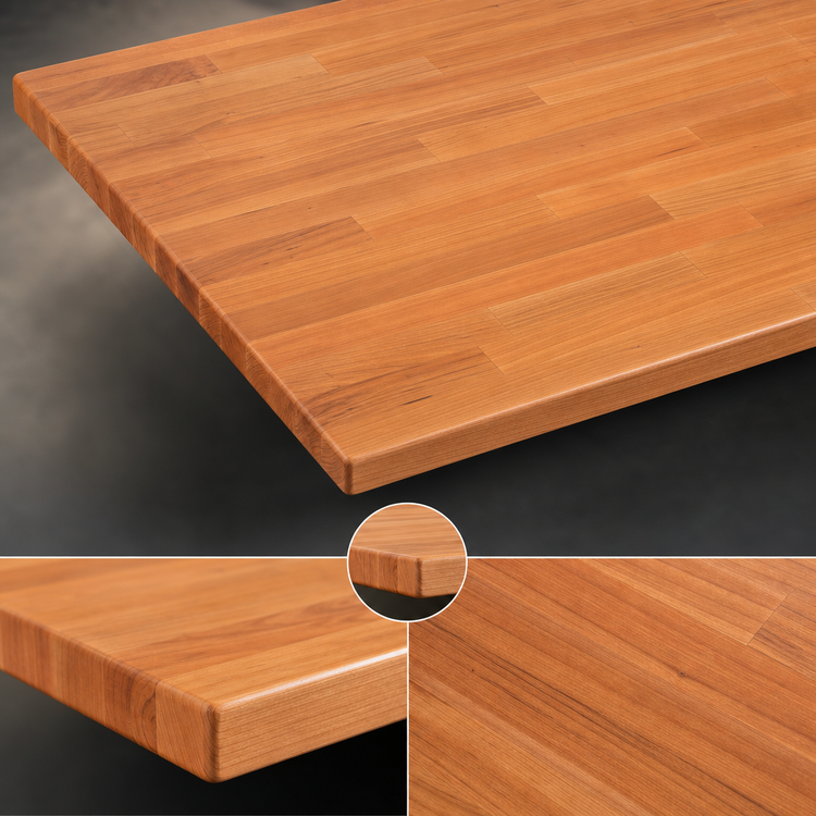 Product image #3 for Boos Block American Cherry Blended Edge Grain Kitchen Countertop, 48 x 36 x 1-1/2 Inches, Varnique Finish