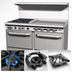 Thumbnail image #3 for Southbend S-Series 60-Inch Gas Restaurant Range with 4 Open Burners, 36-Inch Thermostatic Griddle and 2 Convection Ovens