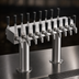 Thumbnail image #3 for Krowne Double-Sided 18-Faucet Glycol-Cooled T-Head Draft Beer Tower, 30-Inch, Brushed Stainless Steel