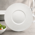 Thumbnail image #4 for Winco Ardesia Zendo 12-1/8 Inch Round Wide Rim Porcelain Plate