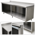 Thumbnail image #3 for Advance Tabco Special Value Series 96-Inch x 24-Inch Open Base Work Table with 5-Inch Backsplash