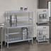 Thumbnail image #3 for Channel Manufacturing Adjustable Aluminum Keg Storage Rack, 42 x 17 x 68 Inches