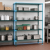 Thumbnail image #3 for Eagle Group Valu-Gard 4-Tier Wire Add-On Shelving Unit, 72W x 18D x 63H, Green Epoxy