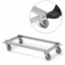 Thumbnail image #3 for Metro 8-Inch Polyurethane Brake Lock/Swivel Lock Combination Caster Set for 24-Inch Deep Dolly