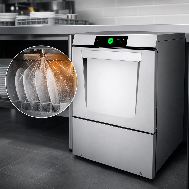 Product image #3 for Hobart LXNH-5 High-Temperature Sanitizing Undercounter Dishwasher