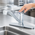 Thumbnail image #3 for T&S Brass Low-Lead Single Lever Deck Mount Faucet with 9-Inch Swivel Spout and 0.5 GPM Vandal-Resistant Spray Device