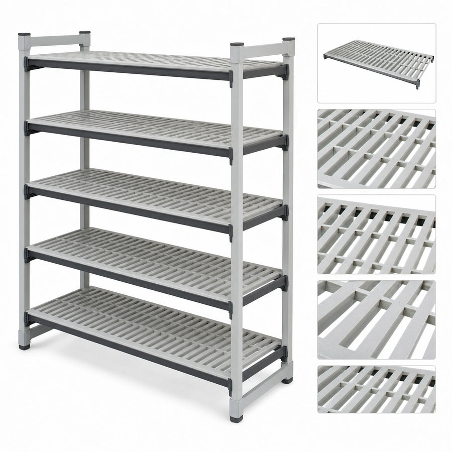 Five Vented Shelf Plates