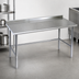 Thumbnail image #3 for Spec-Master 30 x 30 Inch Stainless Steel Work Table with 1-1/2 Inch Rear Upturn and Tubular Base