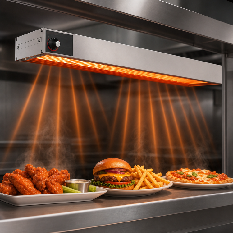 Product image #3 for Hatco Glo-Ray 60-Inch Infrared Strip Heater, Single, Unlighted, Aluminum, 120V, 1400W