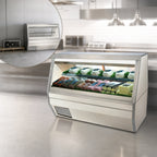 Thumbnail image #3 for Howard-McCray 35 Series SC-CDS35-8-LED 95-Inch Self-Contained Straight-Glass Deli Meat & Cheese Service Case, White, 1 Shelf