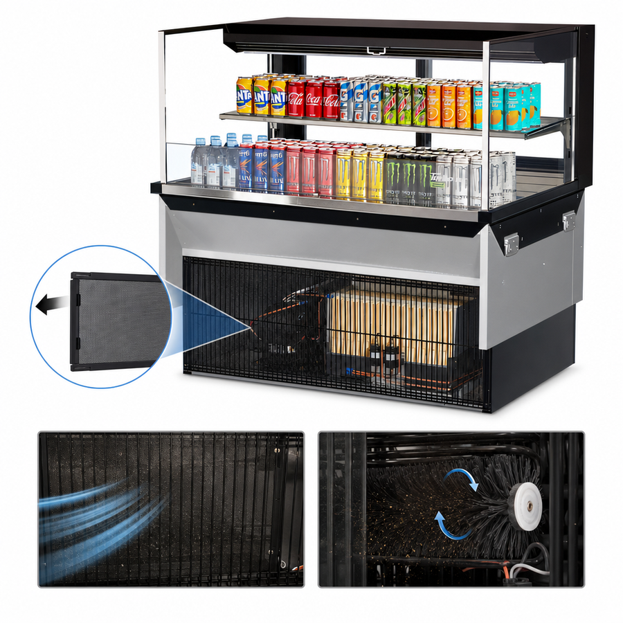Self-Cleaning Condenser