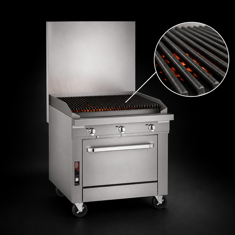 Product image #3 for Southbend Platinum Heavy Duty 48-Inch Modular Gas Charbroiler with Cast Iron Grates