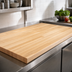 Thumbnail image #3 for Boos Block Northern Hard Rock Maple Edge Grain Kitchen Countertop with Blended Rails, 132 x 36 x 1-1/2 Inch, Varnique Finish