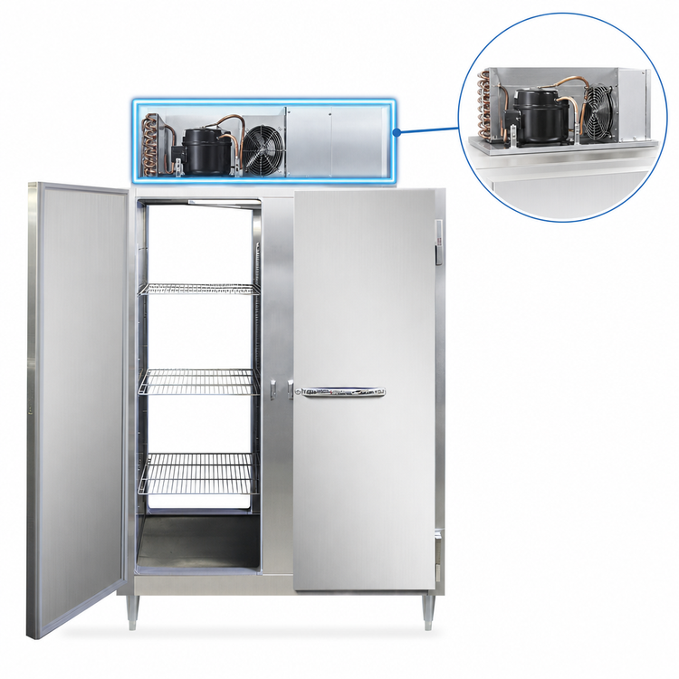Product image #3 for Continental Refrigerator D2FNSAPT Designer Line Two-Section Pass-Thru Standard Depth Freezer