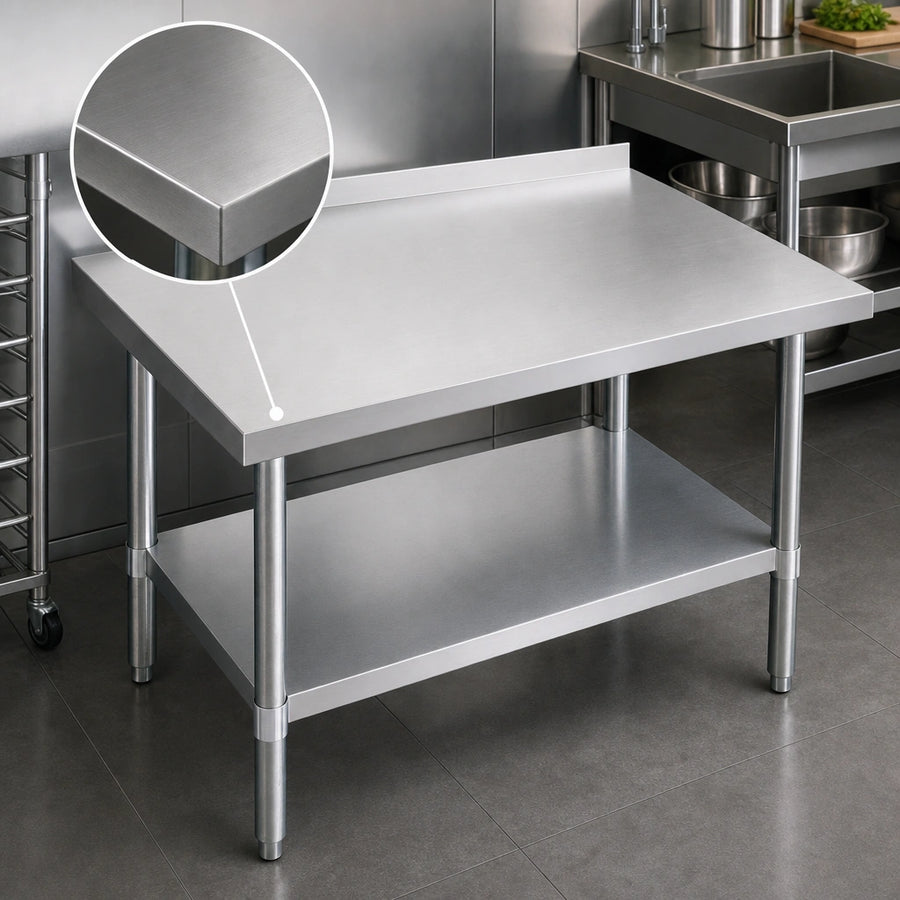 18-Gauge Stainless Steel Top