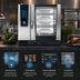 Thumbnail image #3 for RATIONAL iCombi Pro 10-Full Size Natural Gas Countertop Combi Oven, 208/240V, 1-Phase