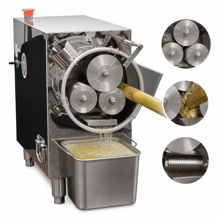 Product image #4 for JuiceMatic SCB Non-NSF Countertop Manual-Feed Sugarcane Juicer