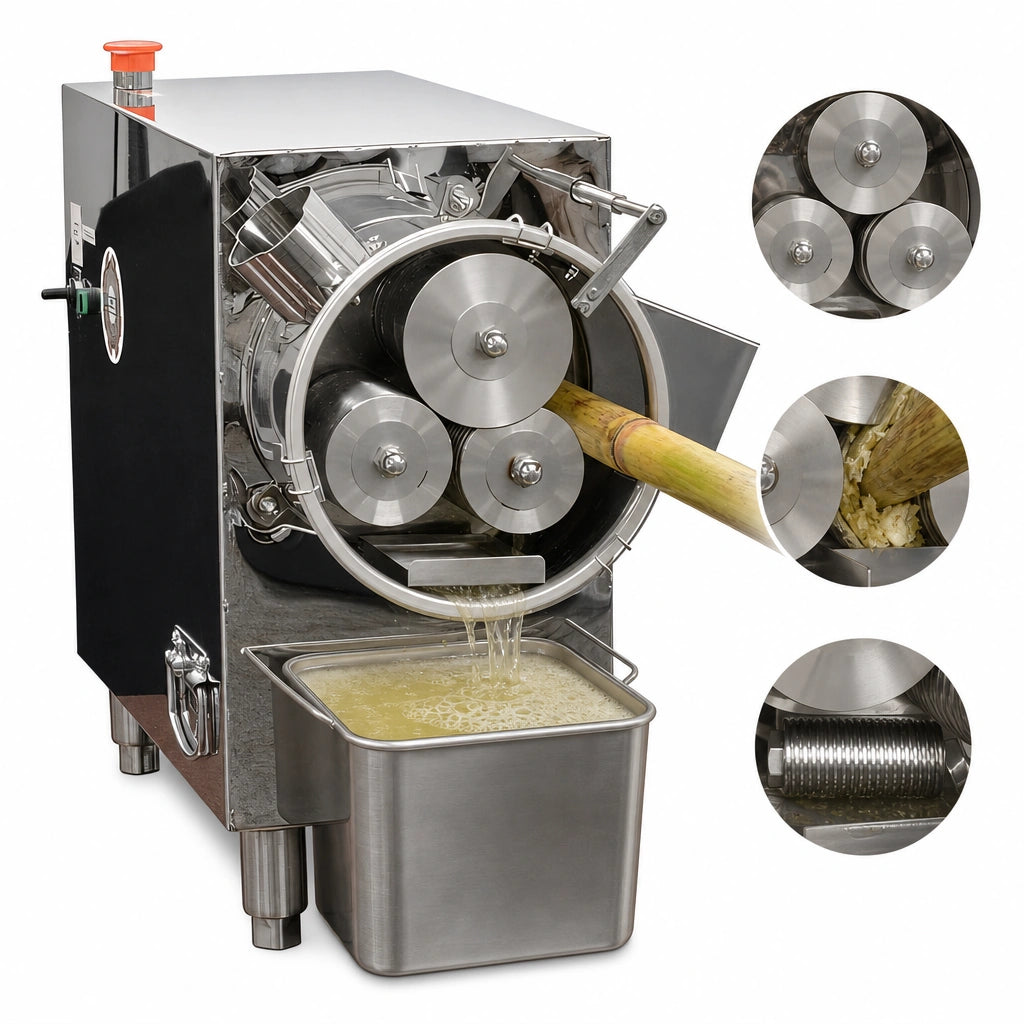 Three Stainless Steel Rollers