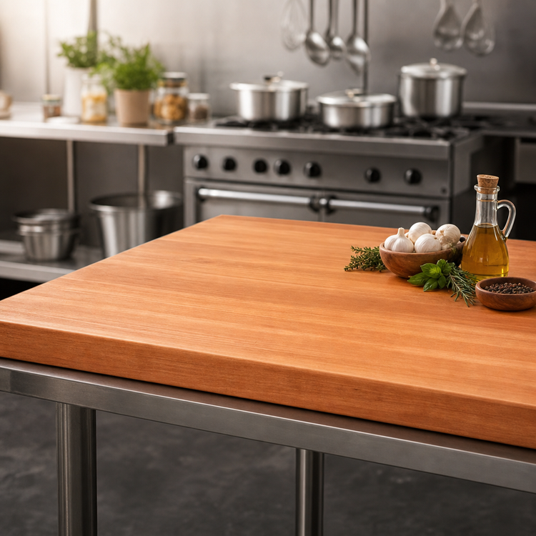 Product image #3 for Boos Block American Cherry Edge Grain Kitchen Countertop, 72 x 42 x 2-1/4 Inches, Penetrating Oil Finish