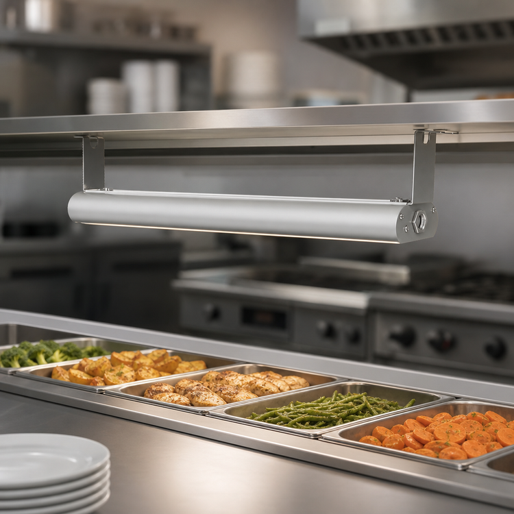 Product image #3 for Vollrath 84-Inch Low Profile Unlighted Strip Heat Lamp