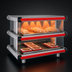 Thumbnail image #3 for Hatco Glo-Ray® Designer Horizontal Countertop Hot Food Display Warmer, 48.25-Inch Wide, 2 Shelves