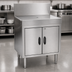 Thumbnail image #3 for Eagle Spec-Bar 48-Inch Freestanding Closed Base Stainless Steel Workboard Cabinet, 19-Inch Deep