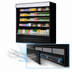Thumbnail image #3 for Turbo Air Vertical Air Curtain Open Display Merchandiser, 72-Inch, 34.7 Cu. Ft., 4-Tier, 8-Shelf, Black, Self-Contained R290